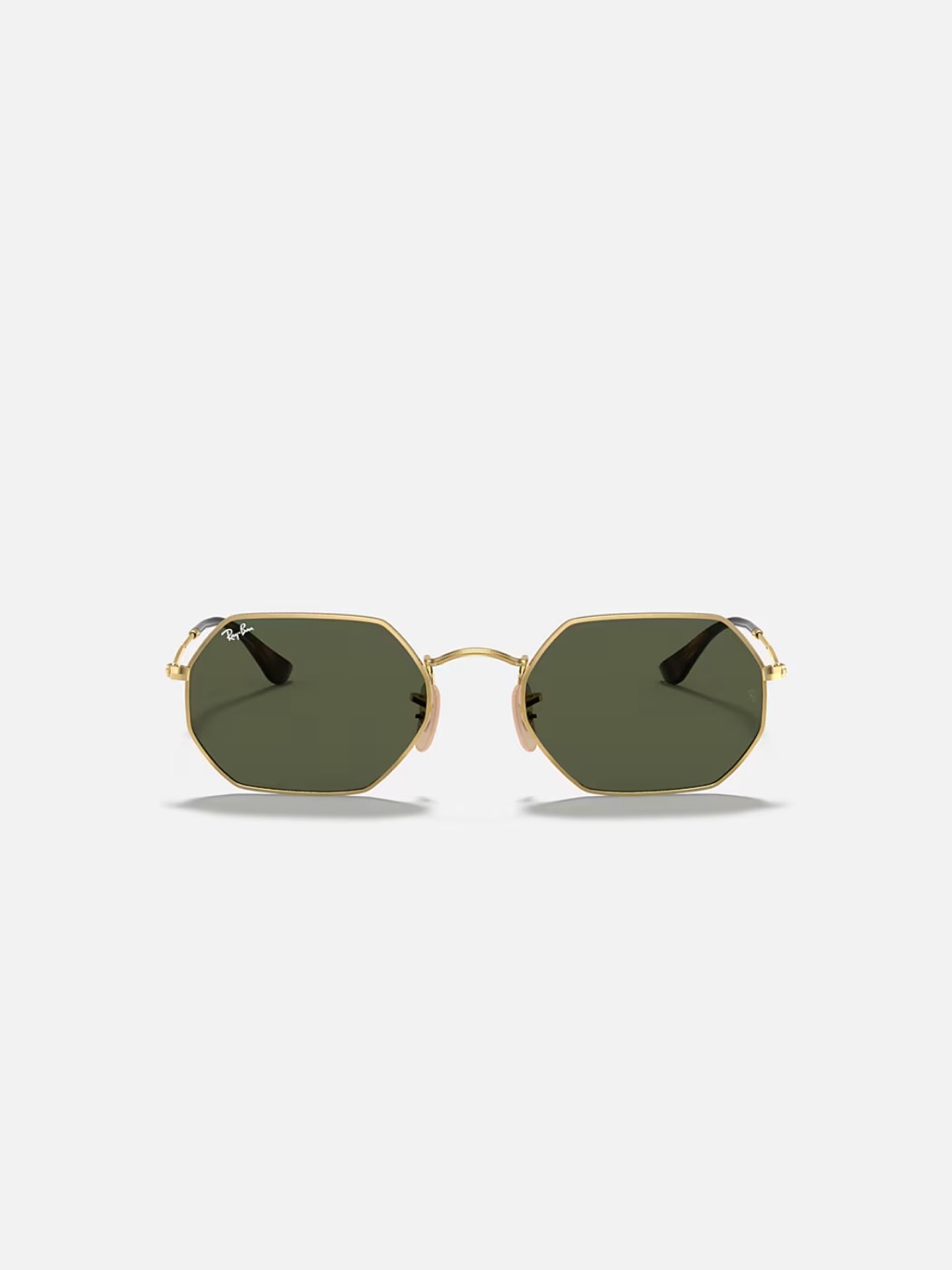 Ray-Ban Gold Octagonal Classic Frame Sunglasses